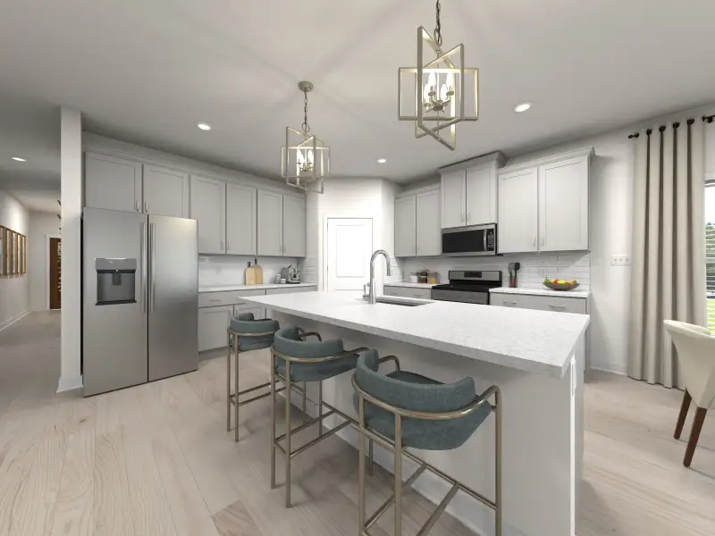 Furnished interior view inside a new home in Carlton Landing, Rockvale (Image 3).