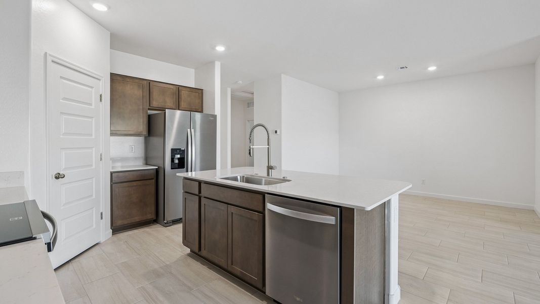 Furnished interior view inside a new home in Desert Moon Estates, Buckeye (Image 6).