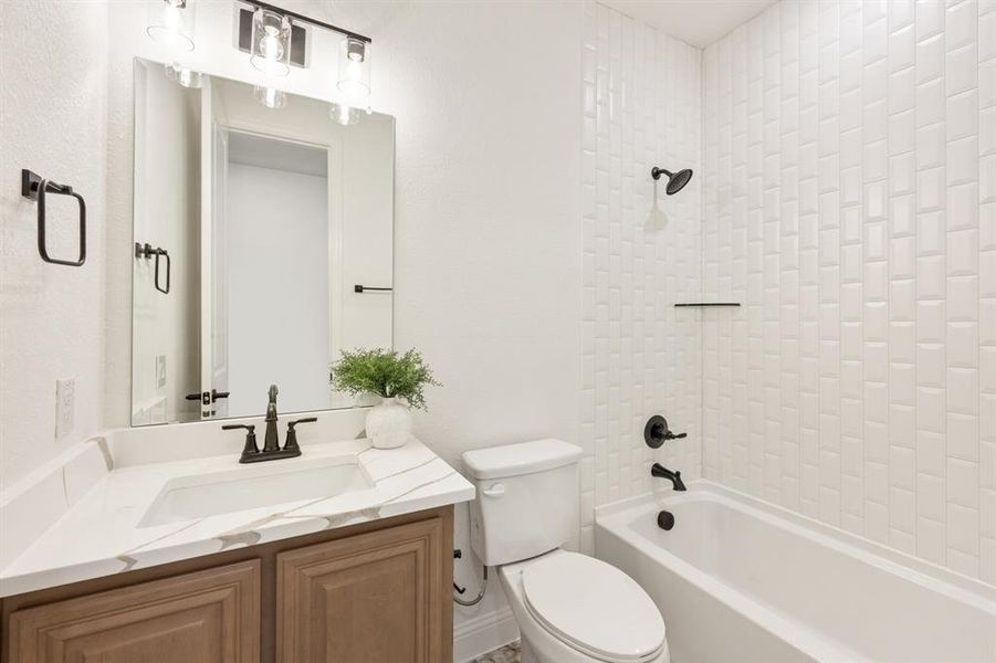 Furnished interior view inside a new home in Mockingbird Heights, Midlothian (Image 14).