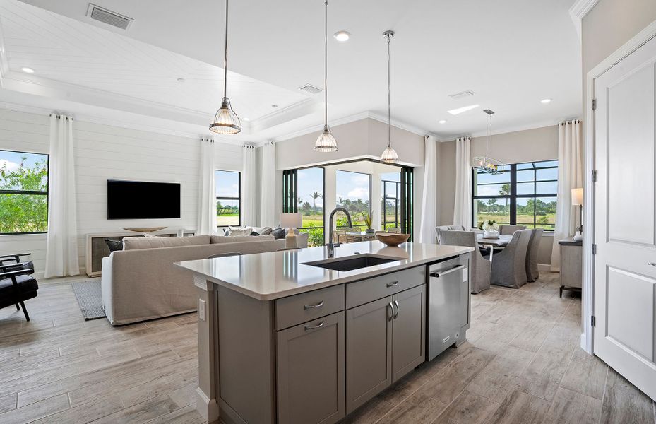 Furnished interior view inside a new home in Talon Preserve on Palmer Ranch, Nokomis (Image 14).