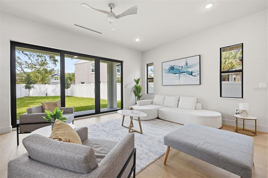Furnished interior view inside a new home in , Tampa (Image 9).