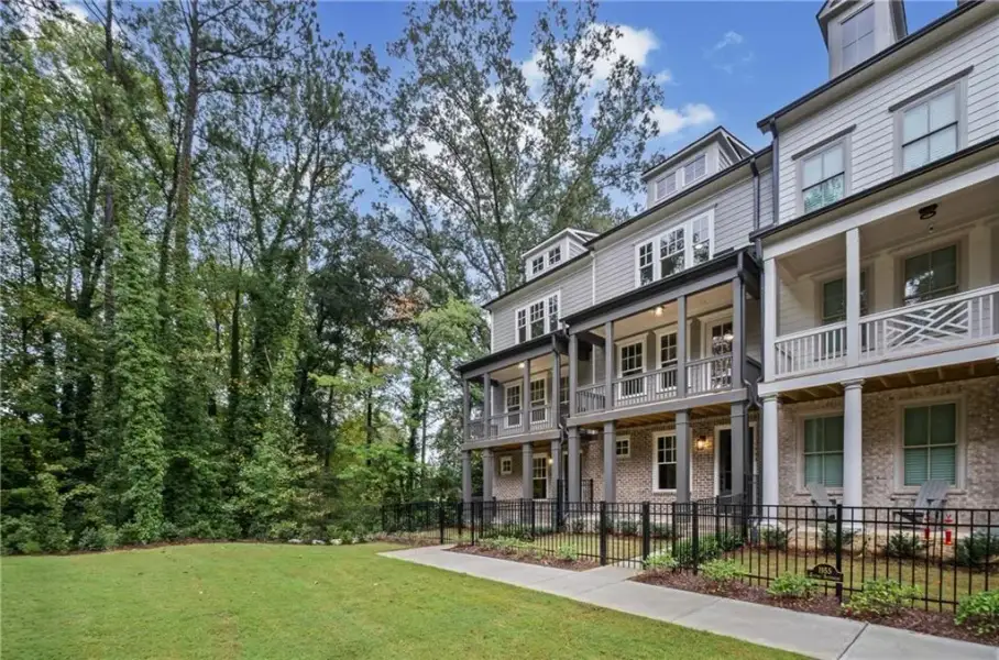 Front exterior of a new home in , Kennesaw, GA, highlighting curb appeal (Image 18). Front exterior of a new home in , Kennesaw, GA, highlighting curb appeal (Image 18).