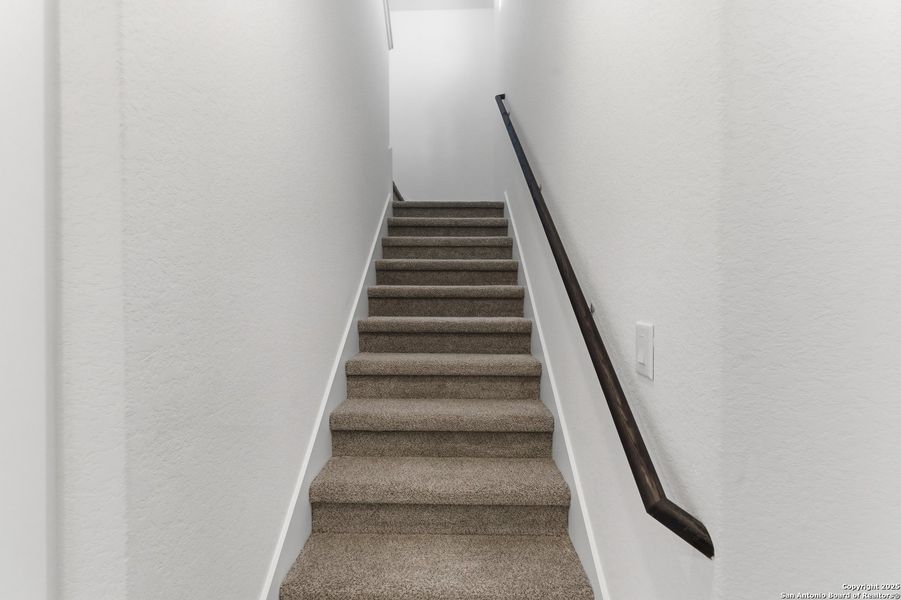 Spacious, unfurnished interior of a new home in The Crossvine – Garden Homes, Schertz (Image 28). Spacious, unfurnished interior of a new home in The Crossvine – Garden Homes, Schertz (Image 28).