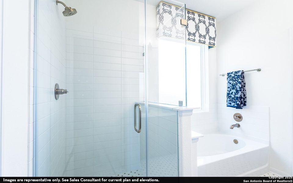 Furnished interior view inside a new home in The Woodlands at Medina Hills, Mico (Image 8).