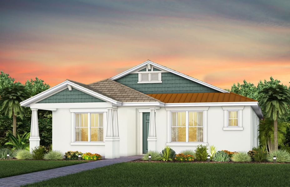 Representative exterior photo of a completed home built from the Arbordale II by Pulte Homes in SeaFlower, Bradenton, FL (Image 32). Representative exterior photo of a completed home built from the Arbordale II by Pulte Homes in SeaFlower, Bradenton, FL (Image 32).