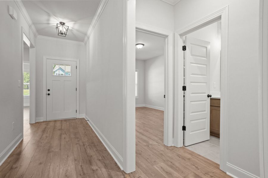 Spacious, unfurnished interior of a new home in Cherokee Knoll, Williamston (Image 28). Spacious, unfurnished interior of a new home in Cherokee Knoll, Williamston (Image 28).
