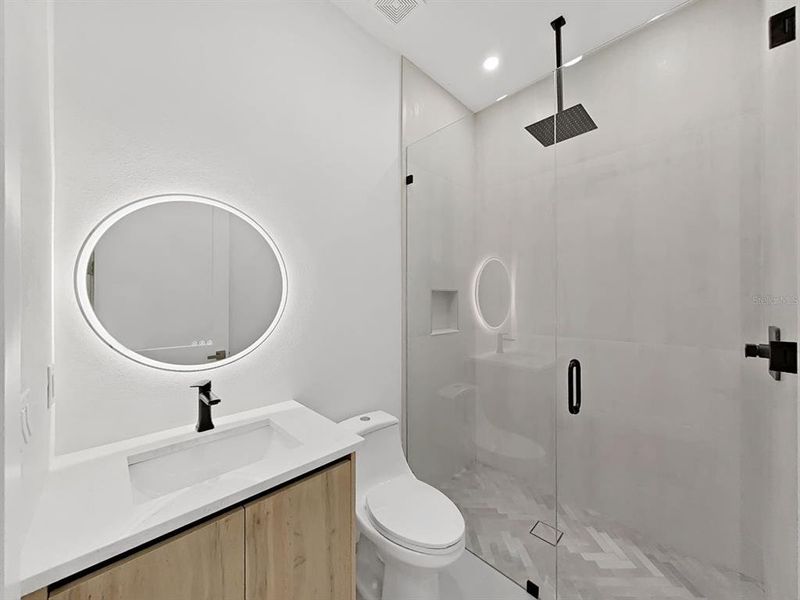 Furnished interior view inside a new home in , Brooksville (Image 10).
