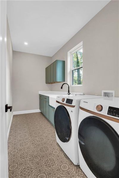 Furnished interior view inside a new home in , Decatur (Image 29).