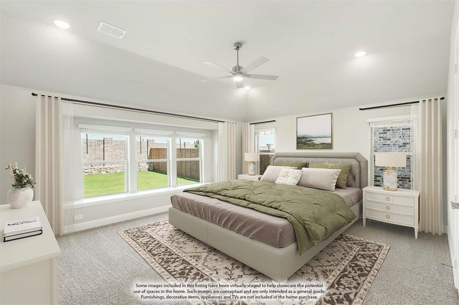 Furnished interior view inside a new home in Chaparral Park, Oak Point (Image 7).