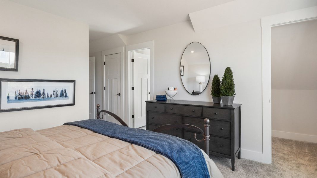 Bedroom of The Sutherland Design by DRB Homes