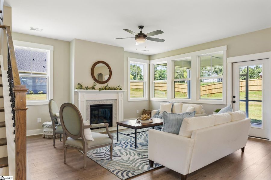 Furnished interior view inside a new home in Double Springs, Taylors (Image 6).