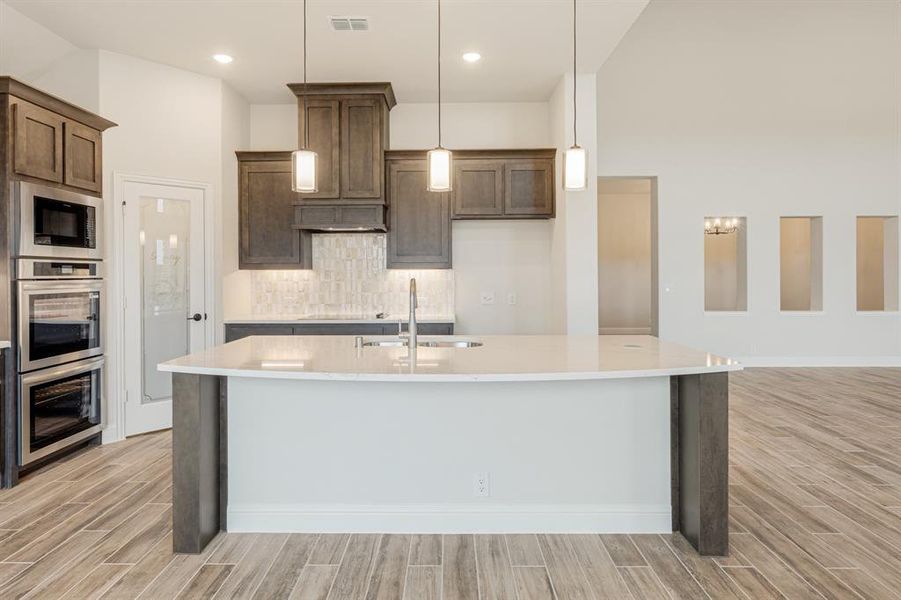 Furnished interior view inside a new home in Villages of Walnut Grove, Midlothian (Image 9).