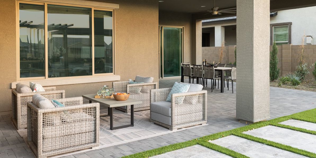 Furnished interior view inside a new home in Overlook at The Dells, Prescott (Image 11).