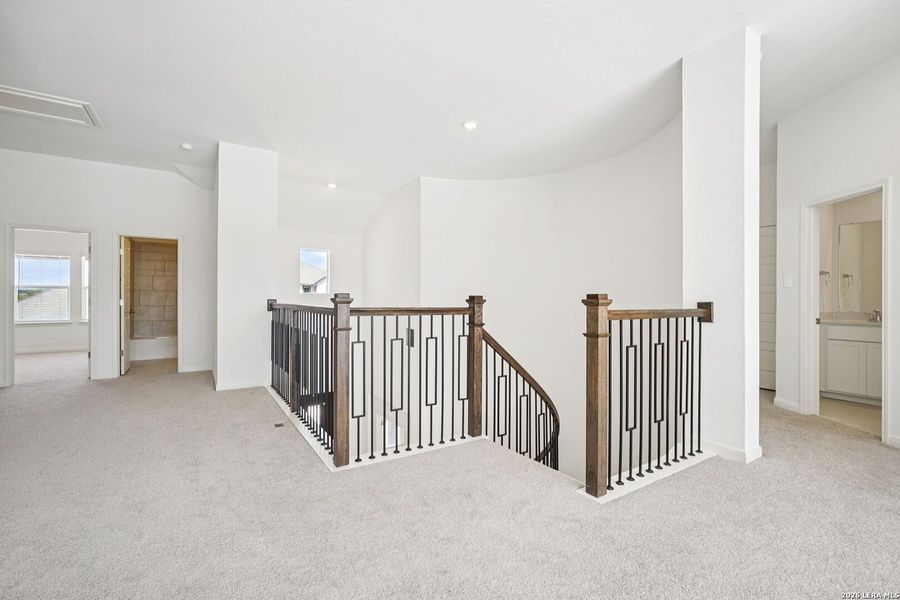 Furnished interior view inside a new home in Estancia Ranch - Classic Series, San Antonio (Image 10).