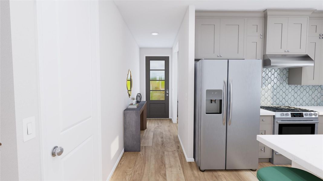 Furnished interior view inside a new home in Anniston, Katy (Image 24).