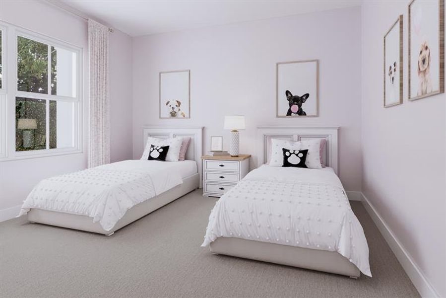 Representative furnished interior of a home built from the Caledonia by Ryan Homes in Lost Tree Preserve, Vero Beach (Image 6).