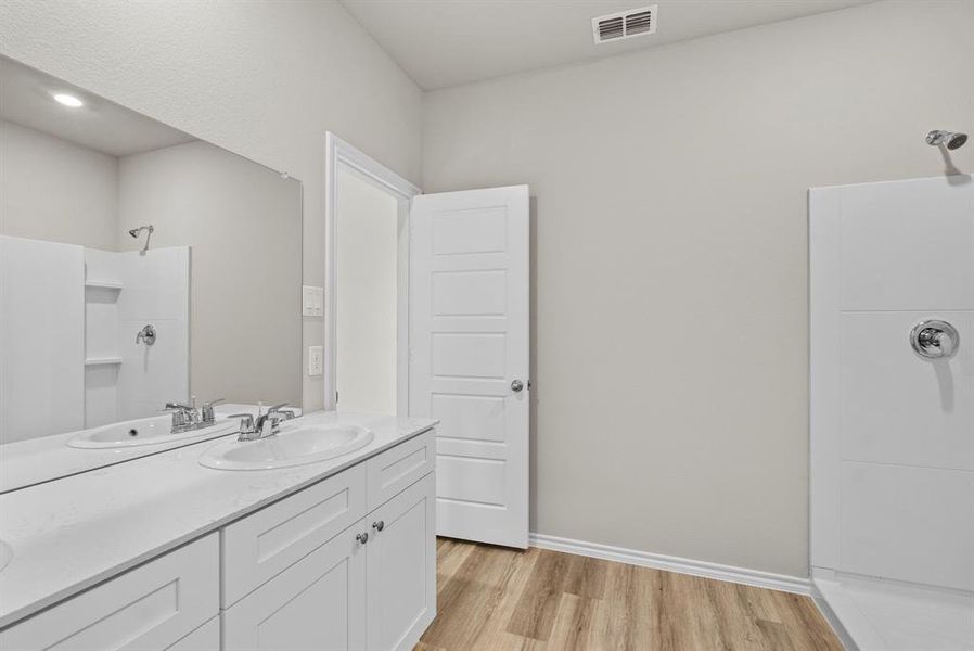 Furnished interior view inside a new home in Highlands at Chapel Creek, Fort Worth (Image 8).