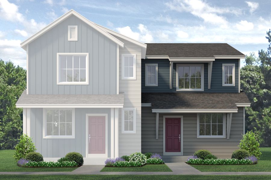 Representative exterior photo of a completed home built from the Denali by Risewell Homes in Spring Valley, Longmont, CO (Image 11).