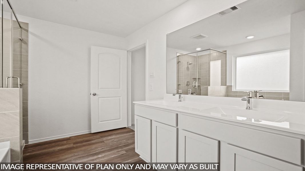 Furnished interior view inside a new home in Cypress Green, Tomball (Image 9).