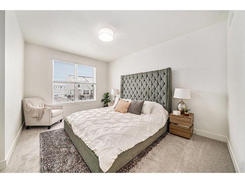 Furnished interior view inside a new home in , Loveland (Image 5). Furnished interior view inside a new home in , Loveland (Image 5).