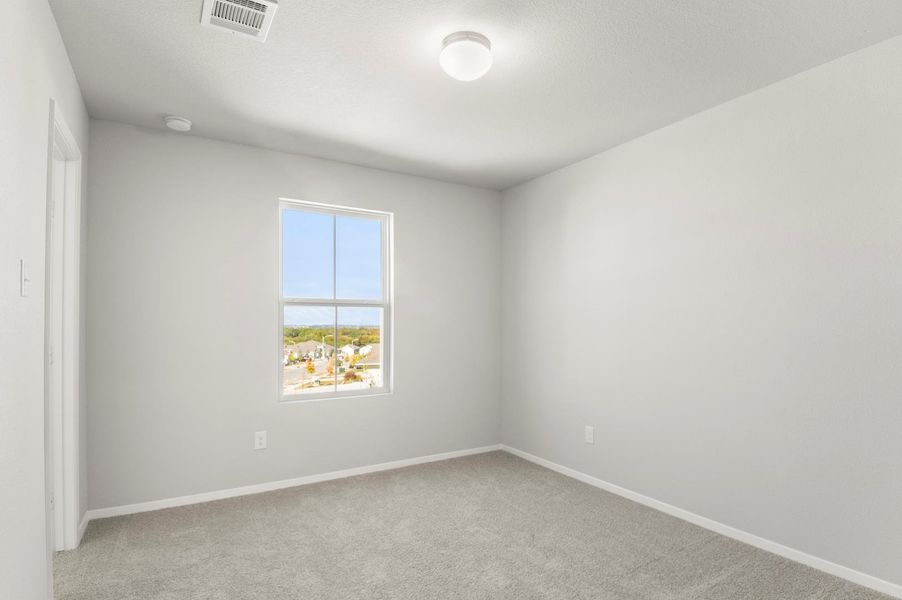 Spacious, unfurnished interior of a new home in Cloverleaf, Austin (Image 17). Spacious, unfurnished interior of a new home in Cloverleaf, Austin (Image 17).