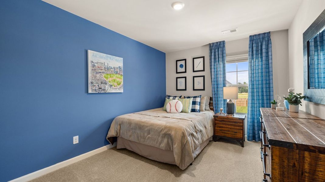 Representative furnished interior of a home built from the Elston - Express by D.R. Horton in The Abbey at Trolley Run Station, Aiken (Image 23).