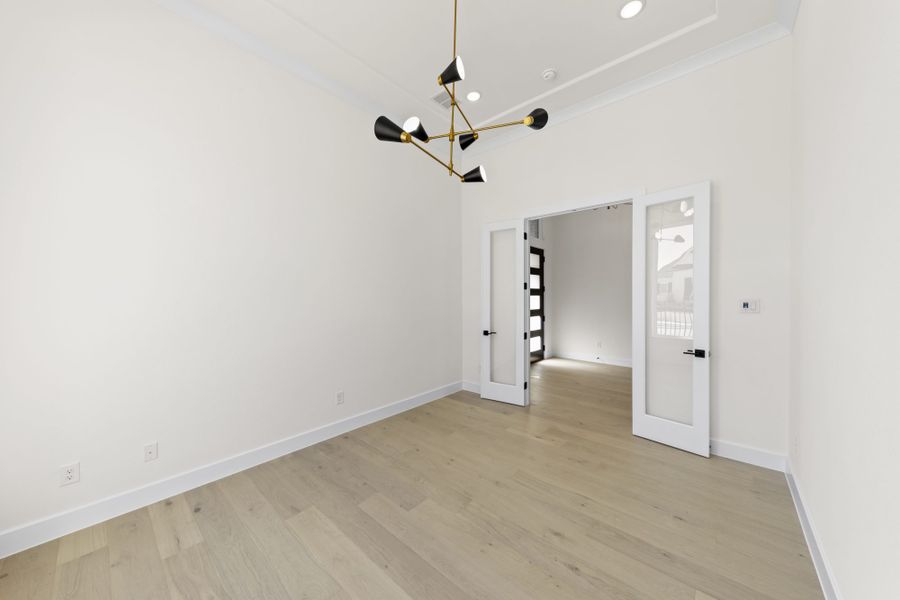 Representative unfurnished interior of a home built from the 5551 by Tradition Homes in Windsong Ranch, Prosper (Image 19).