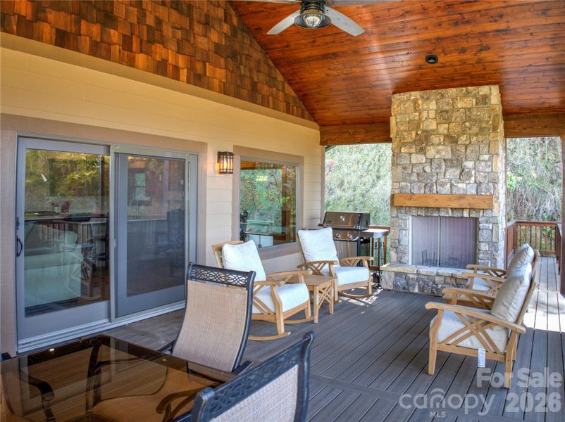 Exterior details and patio area of a home in , Waynesville (Image 24). Exterior details and patio area of a home in , Waynesville (Image 24).