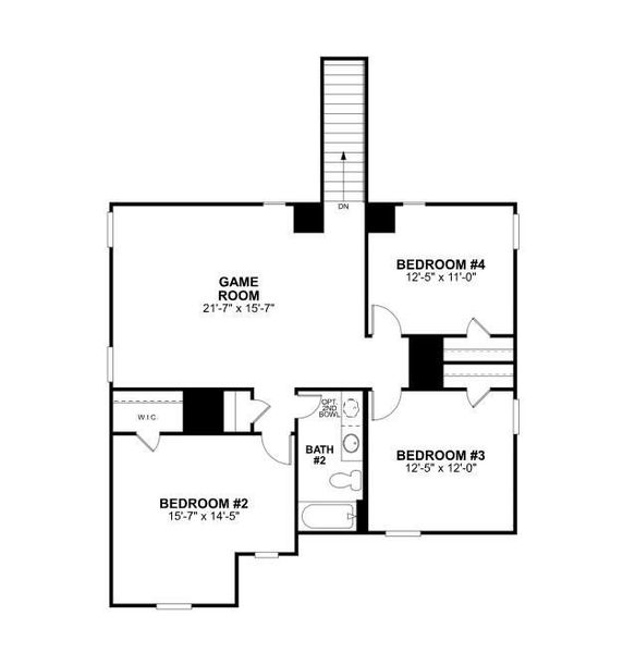 2D floor plan layout of this home in Lago Mar, Santa Fe, TX (Image 5). 2D floor plan layout of this home in Lago Mar, Santa Fe, TX (Image 5).