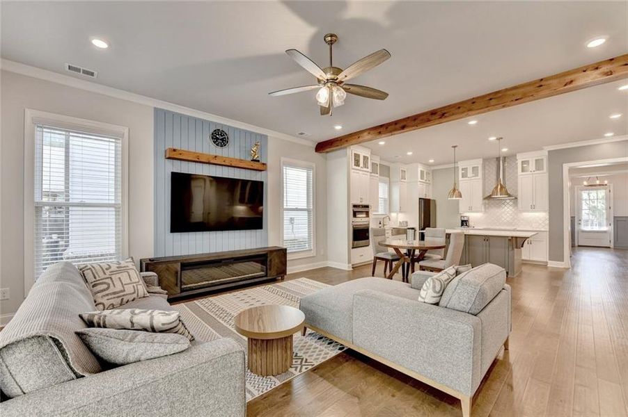 Furnished interior view inside a new home in , Duluth (Image 40).