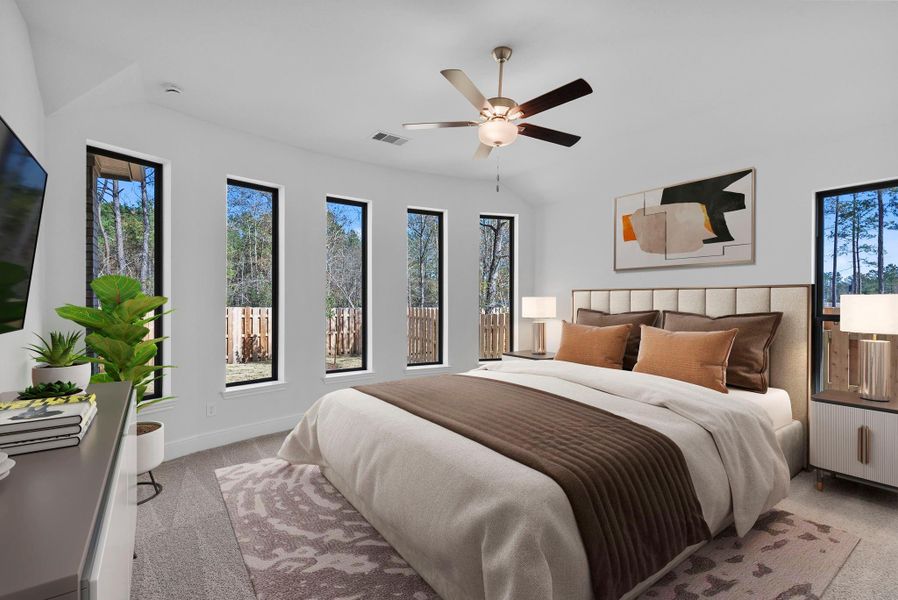 Furnished interior view inside a new home in Colton, Montgomery (Image 7). Furnished interior view inside a new home in Colton, Montgomery (Image 7).