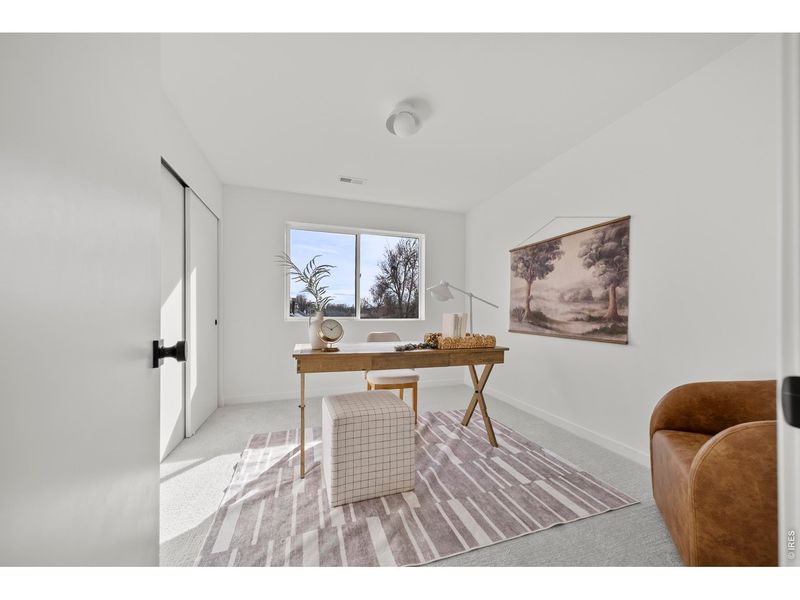 Furnished interior view inside a new home in , Denver (Image 17). Furnished interior view inside a new home in , Denver (Image 17).