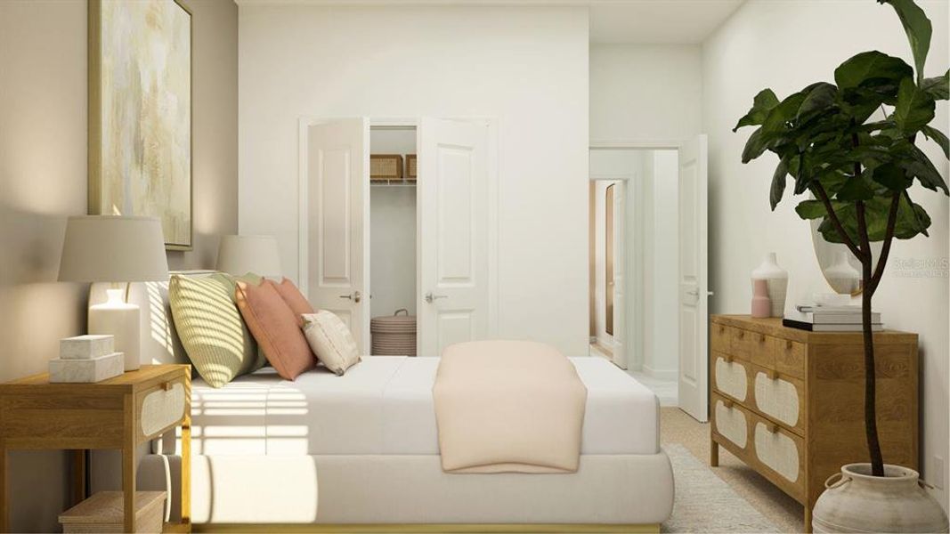 Furnished interior view inside a new home in Meadow Pointe, Groveland (Image 15).