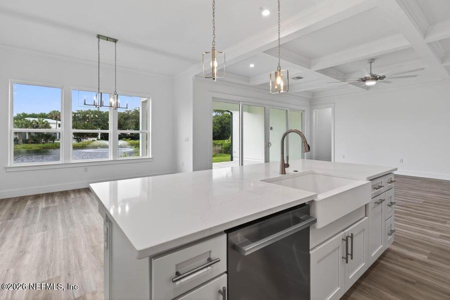 Furnished interior view inside a new home in , St. Johns (Image 15).