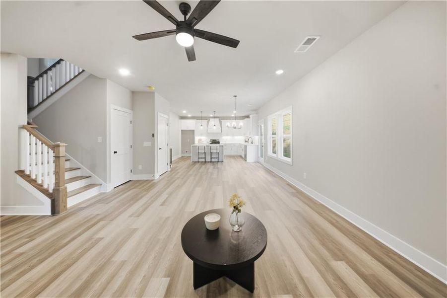 Furnished interior view inside a new home in , Cumming (Image 14). Furnished interior view inside a new home in , Cumming (Image 14).