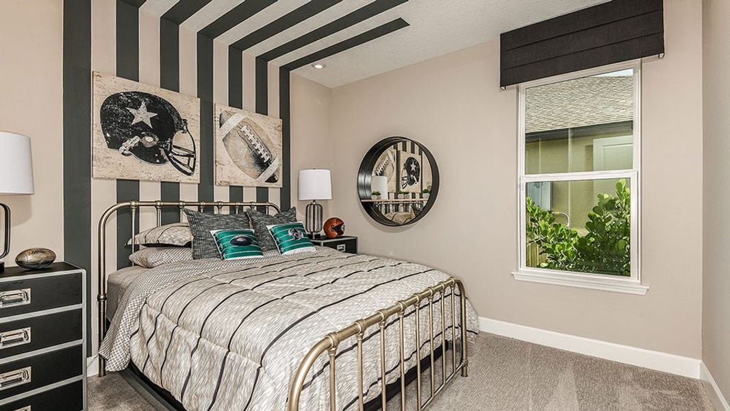 Furnished interior view inside a new home in Center Lake Ranch Community Group Page, St. Cloud (Image 18).