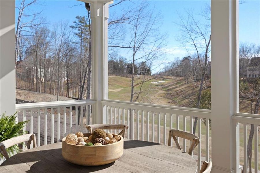 Exterior details and patio area of a home in , Dawsonville (Image 28).