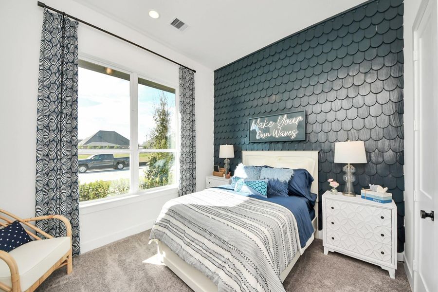 Furnished interior view inside a new home in Meridiana, Manvel (Image 18).