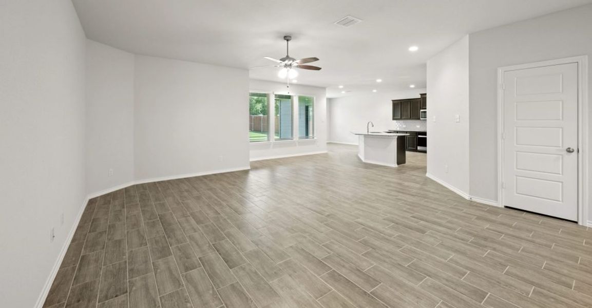 Representative exterior photo of a completed home built from the Hadleigh by Impression Homes in Mountain Valley, Burleson, TX (Image 12). Representative exterior photo of a completed home built from the Hadleigh by Impression Homes in Mountain Valley, Burleson, TX (Image 12).