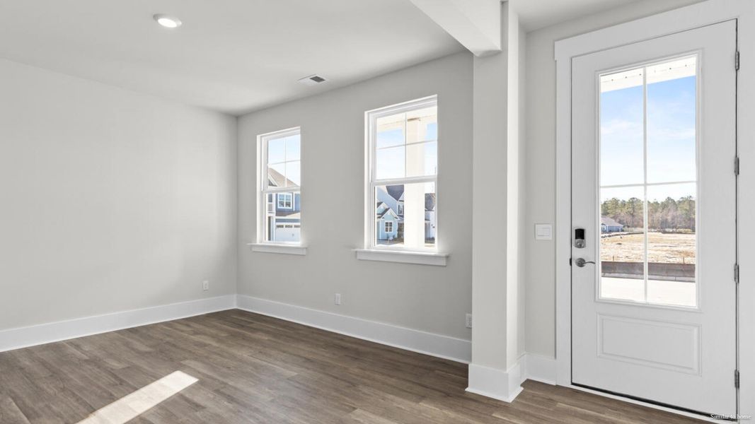 Spacious, unfurnished interior of a new home in The Haven at Indigo Preserve, Leland (Image 17).