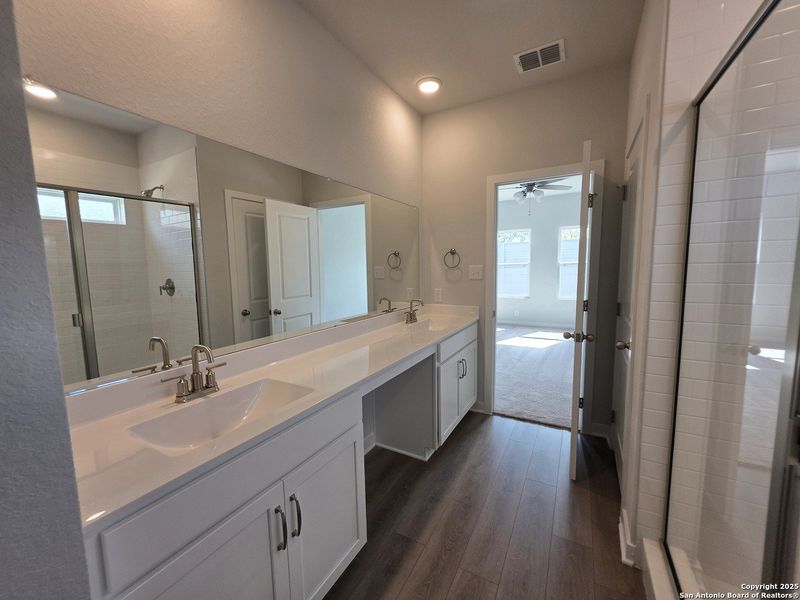 Furnished interior view inside a new home in The Summit at Saddlebrook Ranch 55's, Schertz (Image 8).