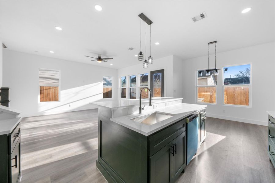 Furnished interior view inside a new home in , Houston (Image 9). Furnished interior view inside a new home in , Houston (Image 9).