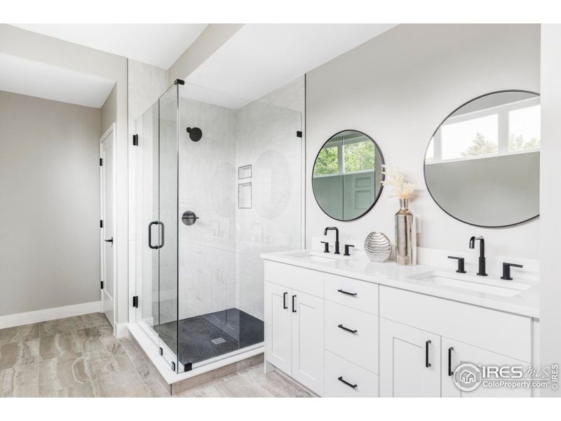 Furnished interior view inside a new home in , Denver (Image 17).