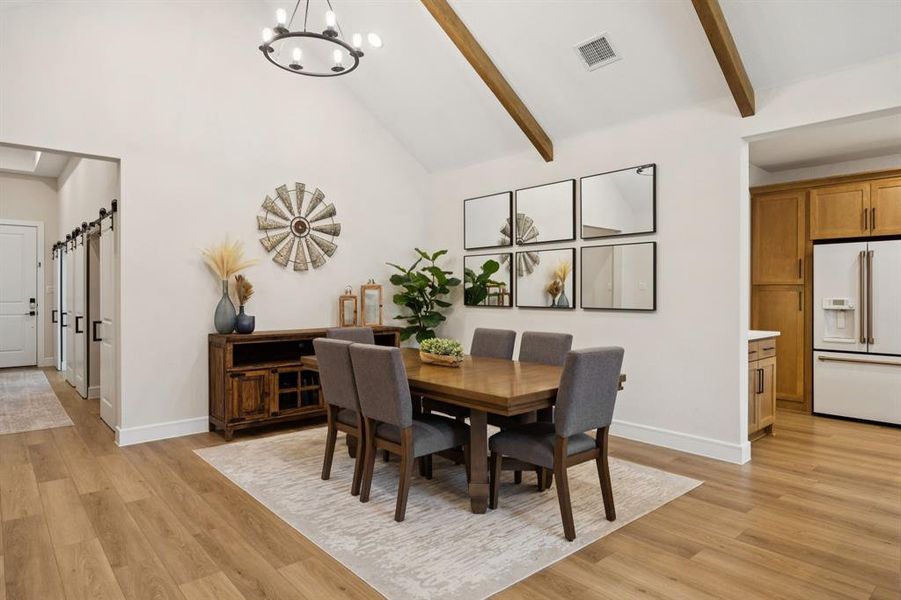 Furnished interior view inside a new home in , Fate (Image 21).