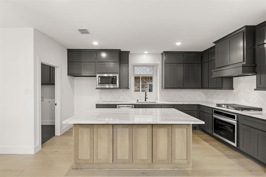 Furnished interior view inside a new home in Trails at Cottonwood Creek, Rowlett (Image 5).