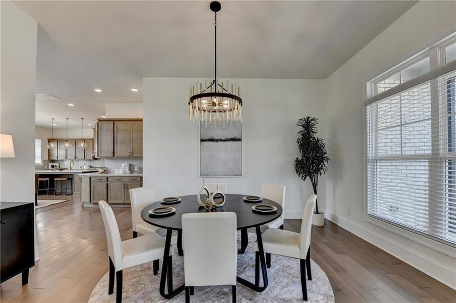 Furnished interior view inside a new home in , Cumming (Image 32).