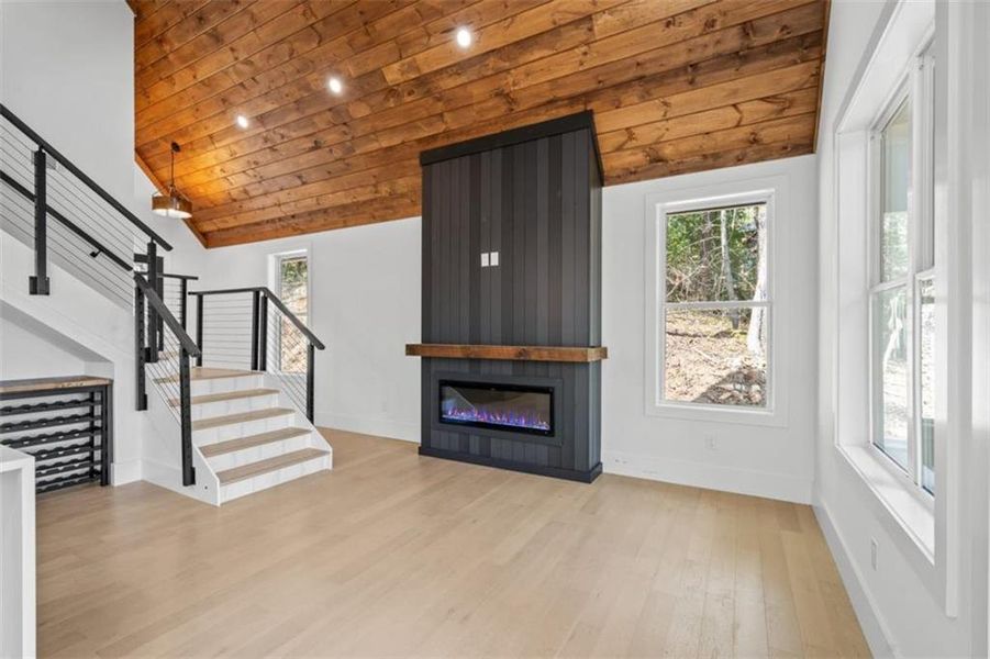Furnished interior view inside a new home in , Ellijay (Image 5).