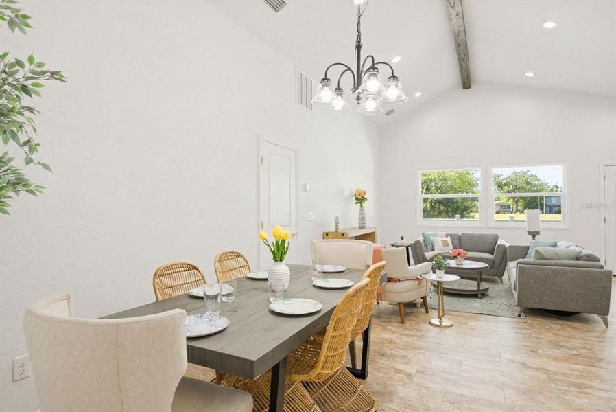 Furnished interior view inside a new home in , Tampa (Image 4).