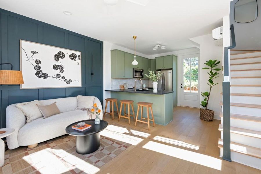 Furnished interior view inside a new home in , Atlanta (Image 5).