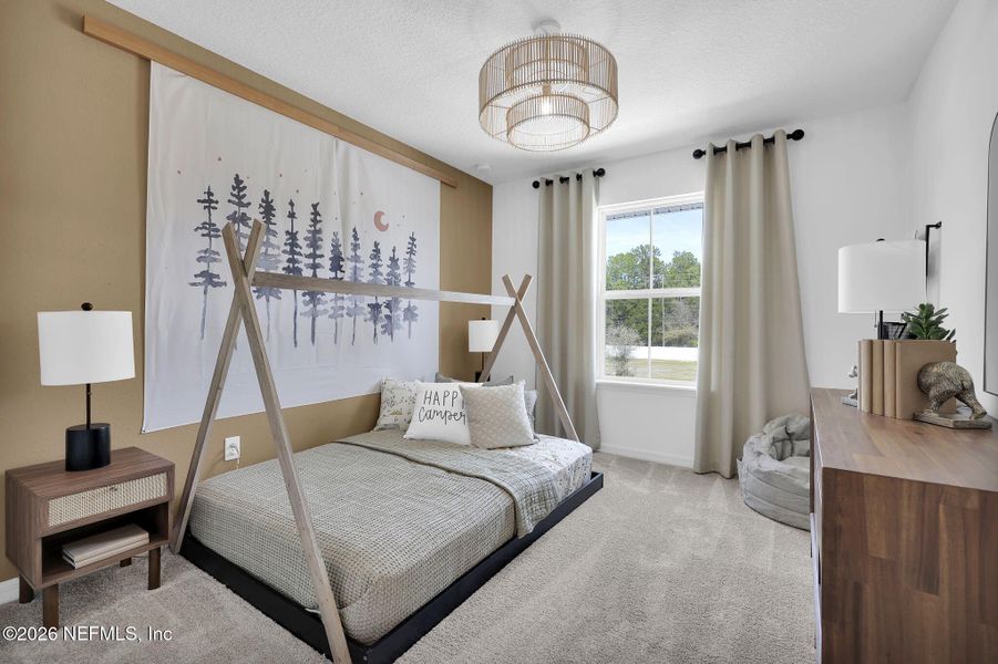 Furnished interior view inside a new home in Wingate Landing, Jacksonville (Image 11).